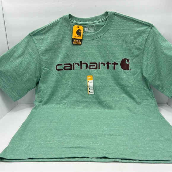 CARHARTT, GREEN, MEDIUM, LOOSE FIT, SHORT SLEEVES, T-SHIRT - Picture 5 of 12